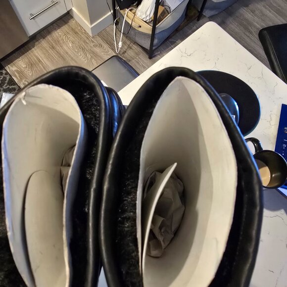 Geox Asheely Abx Boker Boot Women's Winter Faux Fur Rolldown Size 7 NEW - Picture 6 of 8